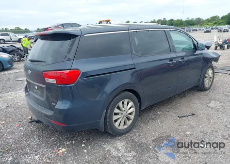 2017 Kia Sedona Ex from USA, damaged, VIN KNDMC5C17H6261595